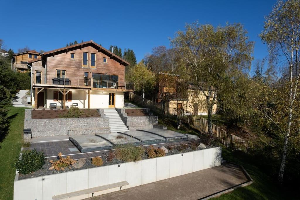 Le Cerf, Chalet Cocooning Avec Piscine Et Billard Ban-sur-Meurthe-Clefcy Екстер'єр фото